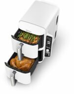 Friggitrice ad aria NINJA - Doppia pila XL SL400EUWH - Capacità 9,5 l - 6 programmi di cottura - Bianco - 2470 W - immagine 4