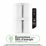 Friggitrice ad aria NINJA - Doppia pila XL SL400EUWH - Capacità 9,5 l - 6 programmi di cottura - Bianco - 2470 W - immagine 6