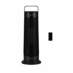 Termoventilatore oscillante - Ceramica - OCEANIC - 2000 W - Telecomando - Nero