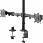 Supporto per monitor intelligente - ONE FOR ALL - VESA 100 - Doppio braccio - 13" e 32" - 8 kg max - Altezza regolabile - Nero
