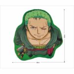 Cuscino 3D - ONE PIECE - Roronoa Zoro - Microfibra - 40 cm - immagine 4