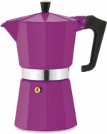 Caffettiera italiana - PEZZETTI - ITALEXPRESS - Alluminio - 6 tazze - Lilla - immagine 2