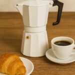 Caffettiera italiana - PEZZETTI - ITALEXPRESS - Alluminio - 6 tazze - Bianca