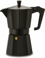 Caffettiera italiana - PEZZETTI - ITALEXPRESS - Alluminio - 6 tazze - Nero - immagine 2
