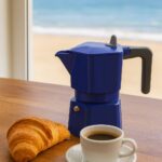 Caffettiera italiana - PEZZETTI - PENTAEXPRESS - Alluminio - 6 tazze - Blu