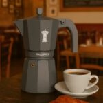 Caffettiera italiana - PEZZETTI - ITALEXPRESS - Alluminio - 6 tazze - Blu