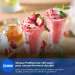 Frullatore - PHILIPS - HR2670/00 - 350 W - 0,8 L - Nero - immagine 3