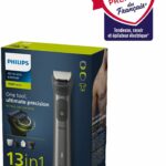 Rifinitore multiuso - PHILIPS - MG7920/15 Serie 7000 - 5 W - 60 min - Ricarica rapida - 13 accessori - Grigio scuro