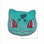 Cuscino 3D Premium - POKEMON - Volto di Bulbasaur - Microfibra - 40 cm - immagine 4