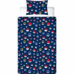 Set letto reversibile - POKEMON - Starter & Poké-ball - Microfibra - 1 copripiumino 140 x 200 cm + 1 federa 63 x 63 cm - immagine 5