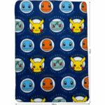Coperta - POKEMON - Facce - 100 x 140 cm - immagine 4