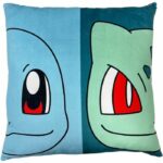 Cuscino bifacciale - Quadrato - POKEMON - Starter - Microfibra - 40 x 40 cm - immagine 2