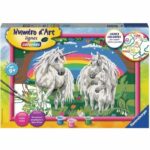 Numero d'arte RAVENSBURGER - Grande - Nella terra degli unicorni