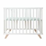 Box per bambini - ROBA - 75 x 100 cm - Include tappeto per box 'Lil Planet' verde satinato - Bianco - immagine 3