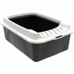 Lettiera con bordi - ROTHO MYPET - BONNIE - 57,2 x 39,3 x 20,9 cm - Nero