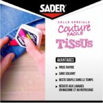 SADER Colla Bottiglia di stoffa Niente più orli - 40ml - immagine 5