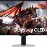 Monitor per PC da gioco - SAMSUNG - 32" - 4K UHD - 240Hz - Pannello OLED - 0,03 ms - Altezza regolabile - Odyssey OLED G8 G80SD