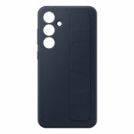 Custodia in silicone con cinturino per Samsung Galaxy S24 FE blu scuro - immagine 3