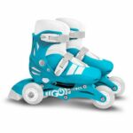 Pattini in linea 2 in 1 - STAMP - SKIDS CONTROL - 3 ruote - Misura 27-30 - Unisex