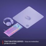 Tappetino per mouse da gioco - STEELSERIES - QcK L - Lavanda - immagine 6