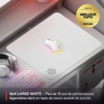 Tappetino per mouse da gioco - STEELSERIES - QcK L - Bianco - immagine 2