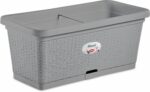 Fioriera STEFANPLAST NATURAL - 66 L - 80x40x34h cm - Grigio pietra - immagine 4