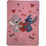 Plaid - LILO & STITCH - Stitch & Angel - 100 x 140 cm