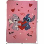 Plaid - LILO & STITCH - Stitch & Angel - 100 x 140 cm - immagine 4
