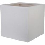 Vaso da fiori - STRATA - L - Quadrato - Riven - Ø 38,5 cm x 46,5 cm H - Colore pietra