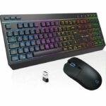 Pacchetto gaming wireless - THE G-LAB - TUNGSTEN EX COMBO - Tastiera + mouse - 32 macro configurabili
