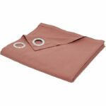 Tenda con occhielli TODAY - 140x240 cm - 100% Cotone - Terracotta - immagine 3