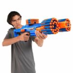 Blaster a fuoco rapido - ZURU - XSHOT Insanity Berzerko - Blaster a canna rotante con 8 dardi e fuoco rapido fino a 27 metri - immagine 5