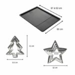 Set con teglia estensibile e 10 tagliabiscotti - ZENKER - immagine 3