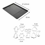 Set con teglia estensibile e 9 tagliabiscotti su gancio - ZENKER - immagine 3