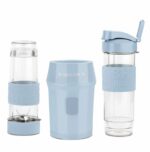 Mini frullatore - SVIZZERA - MOOV6 - 300 W - 570 ml - 2 bottiglie - Blu - immagine 3