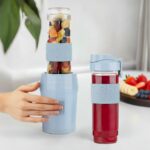 Mini frullatore - SVIZZERA - MOOV6 - 300 W - 570 ml - 2 bottiglie - Blu - immagine 5
