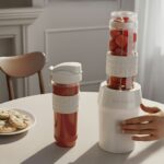 Mini-frullatore - SWEISS - MOOV8 - 300 W - 570 ml - 2 bottiglie - Beige - immagine 5
