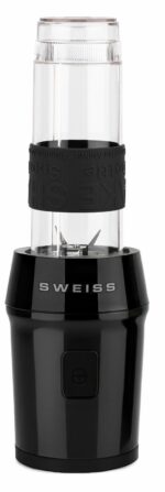 Mini frullatore - SVIZZERA - MOOV9 - 300 W - 570 ml - 2 bottiglie - Nero - immagine 2