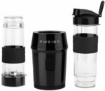 Mini frullatore - SVIZZERA - MOOV9 - 300 W - 570 ml - 2 bottiglie - Nero - immagine 3