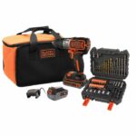 Trapano a percussione - BLACK+DECKER - BL188ME2SA-QW - 18V - 2 batterie - 50 accessori - immagine 2