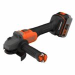 Smerigliatrice angolare a batteria + batteria 4Ah + caricabatteria - BLACK&DECKER - BCG6L8F1S-QW - Brushless - 18V - 115m - Con 3 dischi e borsa per il trasporto - immagine 3