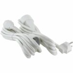 Set di 2 prolunghe - CHACON - HO5VVF 3 x 1,5 mm² - 3 m - Bianco