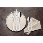 Set di posate in acciaio inossidabile massiccio GSW da 60 pezzi - immagine 6