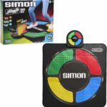 Simon Jump di Hasbro, Giochi da tavolo con effetti sonori e luminosi, Giochi di memoria elettronici per bambini, Just Play Età 8+
