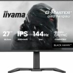 Monitor per PC da gioco - IIYAMA - 27" - QHD - 144Hz - Pannello IPS - 1ms - Altezza regolabile - G-Master Black Hawk4Hz