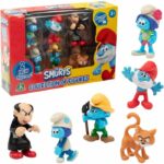 Set di figurine dei Puffi - 6 figurine - Include 2 nuove figurine - Figurine da 5,5 cm - Età 3+