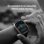 Apple Watch Ultra 3 GPS + Cellular - 49 mm - Cassa in titanio naturale - Cinturino in maglia milanese in titanio naturale - Piccolo - immagine 4