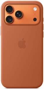 APPLE iPhone 17 Pro Max - Custodia in silicone con MagSafe - Terracotta - immagine 2