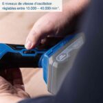 C-MT40-X Multiutensile a batteria - per segare, tagliare, raschiare, levigare - SCHEPPACH 20V IXES - senza batteria o caricabatteria - immagine 5