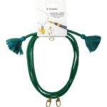 Green Bandouliere Shell con BBC Pompoms - immagine 2